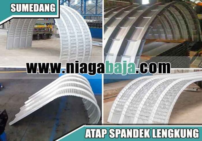 harga atap spandek lengkung Sumedang