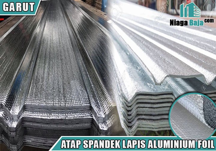 harga atap spandek lapis aluminium foil Garut