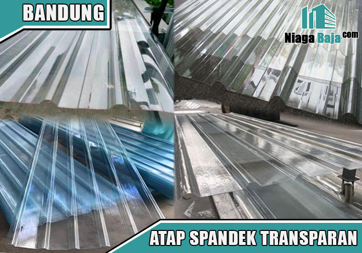 harga atap spandek transparan Bandung