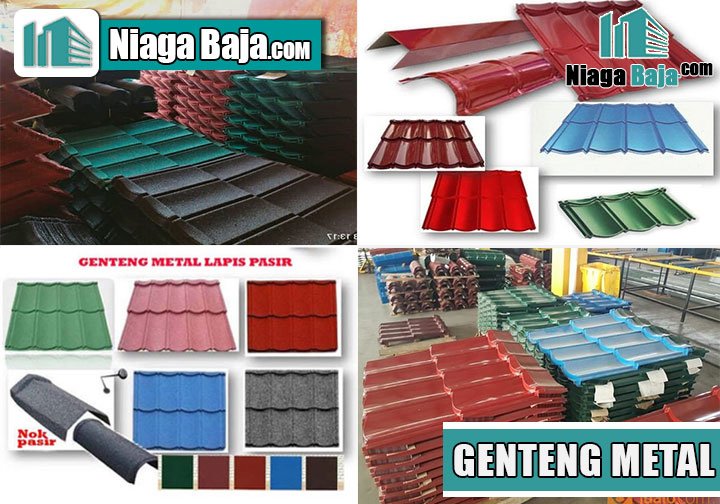 harga genteng metal pasir