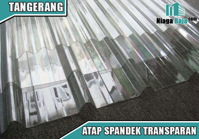harga spandek transparan Tangerang