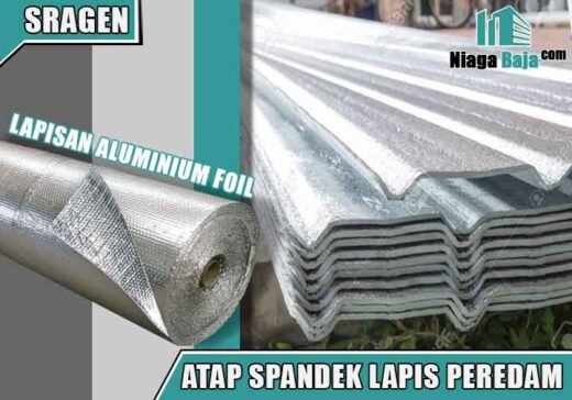harga atap spandek lapis peredam Sragen