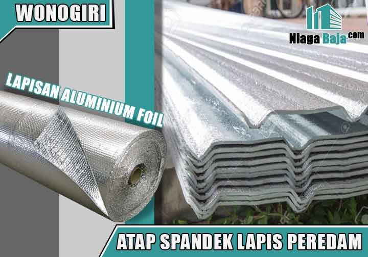 harga atap spandek lapis peredam Wonogiri
