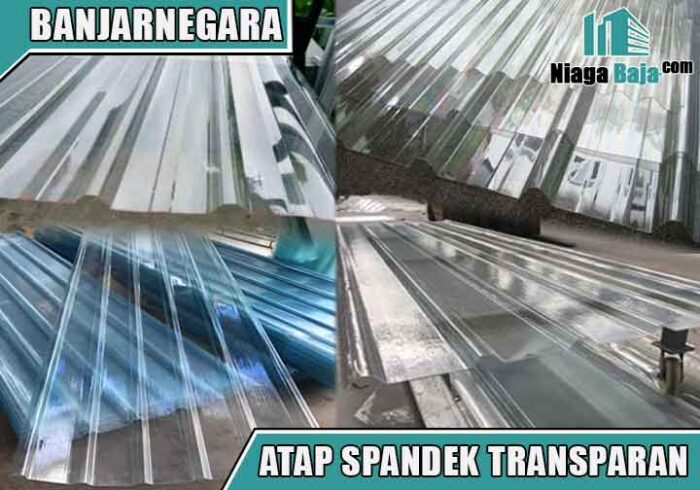 harga atap spandek transparan Banjarnegara