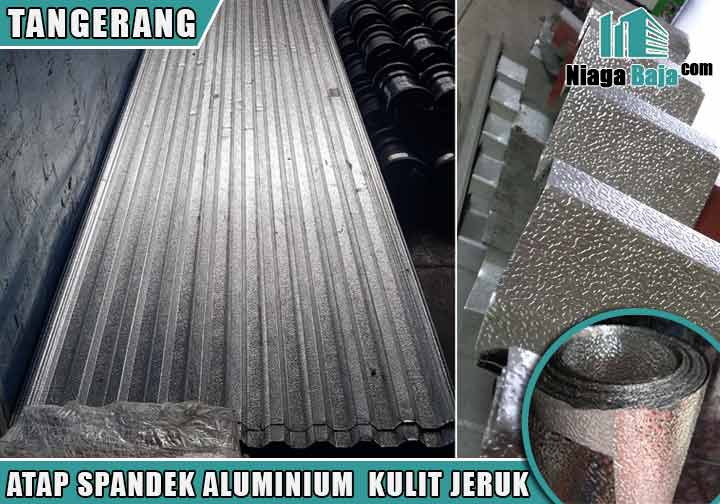 harga atap seng aluminium kulit jeruk Tangerang