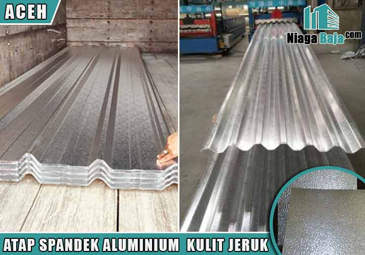 harga atap seng aluminium kulit jeruk Aceh