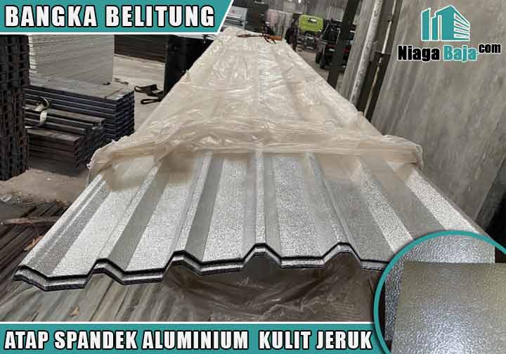 harga atap seng aluminium kulit jeruk Bangka Belitung