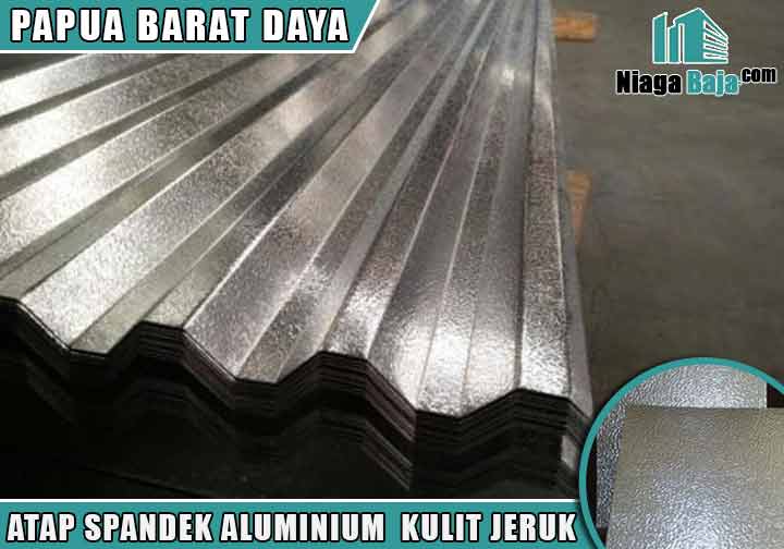 harga atap seng aluminium kulit jeruk Papua Barat Daya