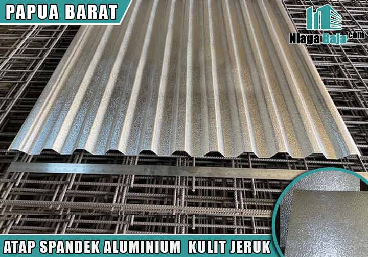 harga atap seng aluminium kulit jeruk Papua Barat