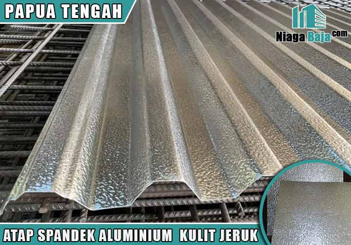 harga atap seng aluminium kulit jeruk Kepulauan Papua Tengah