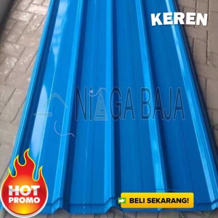 harga seng spandek warna biru