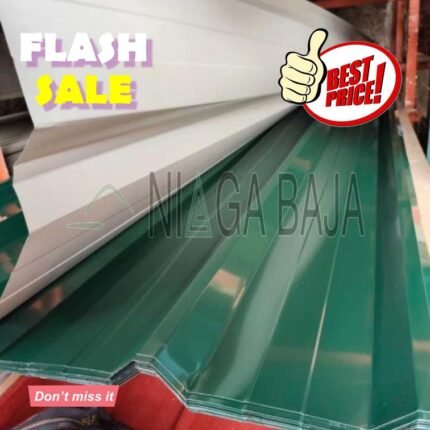harga seng spandek warna hijau